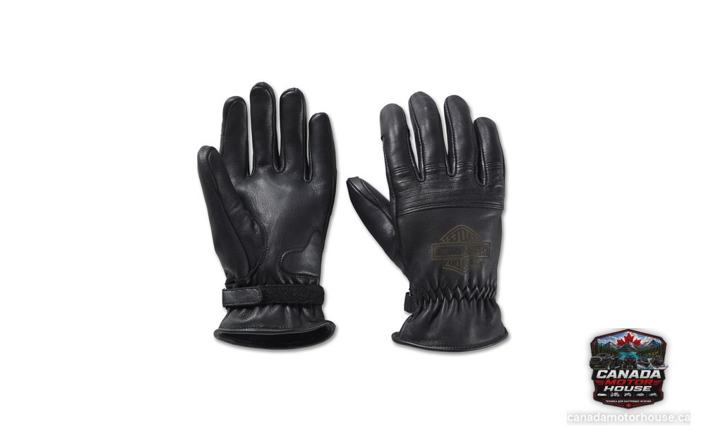 Harley-Davidson Men's Helm Leather Work Gloves