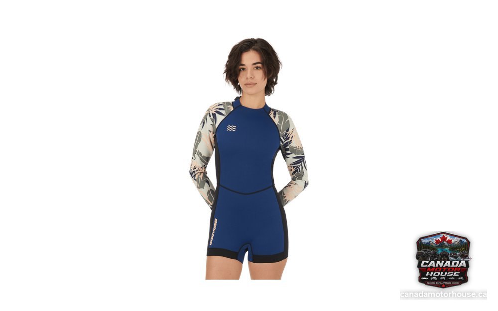 Sea-Doo Women's 2mm Long-Sleeve Shorty Wetsuit